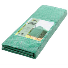 3 x 2 x 2m Polytunnel Greenhouse Replacement Cover ONLY, Roll-up Windows, Door, Outdoor, Green