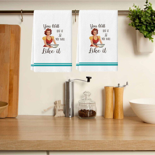 Funny Kitchen Towels with Sayings Absorbent Decorative