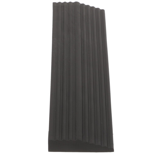 Black Rubber Step Ramp with Grooved Surface 1 Piece