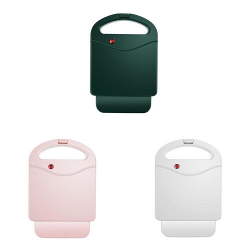 (White)Portable Electric Sandwich Maker Home Multifunctional Machine Non Stick Breakfast Maker 2