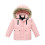 Boys Winter Hooded Parka Pink Size 140 1