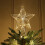 Christmas Tree Topper Gold Hollow Star Mini 1