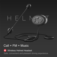 Motorcycle Helmet Bluetooth Headset 5.0 with FM Radio and