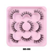 Russian Curl D-Curve False Eyelashes 5 Pairs