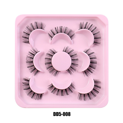 Russian Curl D-Curve False Eyelashes 5 Pairs