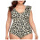 Women's One-Piece Swimsuit with Tummy Control and Modest 1