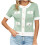 Women's Button-Down Cardigan Sweater Cropped Lightweight 1