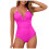 Women's One-Piece Swimsuit with Tummy Control and Underwire 1