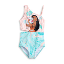 (9-10 Years) Disney Moana 1 Piece Swimming Costume (Girls Multicoloured)