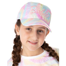 (M-L) Barbie Adjustable Curved Peak Cap (Girls Multicoloured)