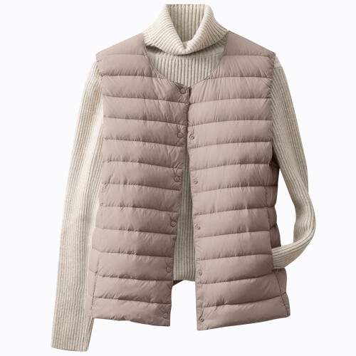 Women's Packable Puffer Vest Lightweight Quilted Sleeveless 1