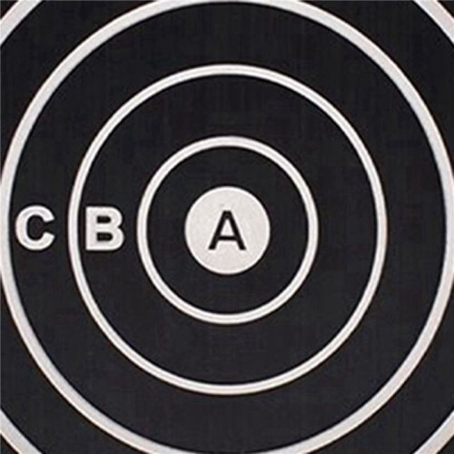 8Pcs IPSC Competitive Sports  Alloy Human Shape Targets