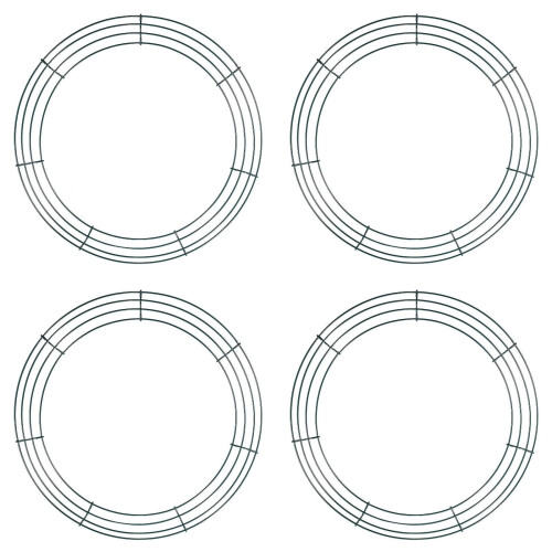 Wire Wreath Frame Metal Round 48 Inch 4 2 1 Pack