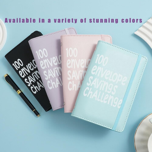 Money Saving Challenge Coin Envelope Set Budget Tracker 100 2