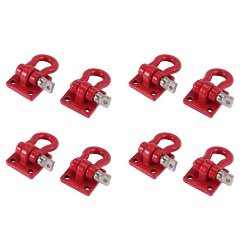 4 Pair Trailer Hook 1: 10 Scale Accessory for RC Crawler SCX-10 Truck