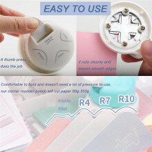 2 Pcs Corner Punch 4 in 1 Corner Rounder Punch Paper Corner Rounder for Making Scrapbooking