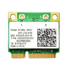 5100AGN WiFi Card 2.4G&5G Dual-Band 300Mbps MINIPCIE Wireless Network Card for , , , Hasee Laptops