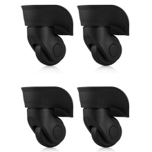 4X W041 Vagnefodral Bagagehjul Universal Resväskatillbehör Gummibagagehjul Vagnefodral Universalhjul(L)