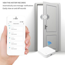 2X Tuya Zigbee Slimme Trillingssensor Kanteldetector Beveiliging van Het Huis Life App Realtime Monitoralarm