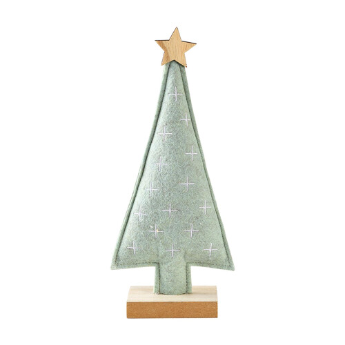Tabletop Christmas Tree Craft Centerpiece Light Green 2