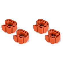 4 St Snap In Bumpers/Fenders Passar för 295100418 Rivbeständigt Material Jet Ski Bumpers
