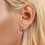 Dachshund Hoop Earrings 925 Sterling Silver 3