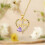 Sterling Silver Mom Necklace with Birthstone 1pc 4