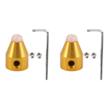 2X Pieds de Diapason en Alliage D'Aluminium pour Soulager le Stress, Accessoire Portable, Réduire L'Anxiété, Guérison, Pieds de Diapason, Style A