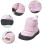 Toddler Snow Boots Hook-and-Loop Low-Cut Cloth Winter Shoes 4