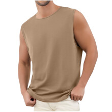 Men's Sleeveless Tank Top - Loose Fit, Athletic