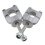 Motorcycle Handlebar Clamp Risers 7/8 Inch 22mm 2 Pieces 8