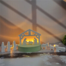 The Scene of Jesus' Birth DIY Mold Christmas Decoration Home Furnishing