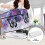 Butterfly Sewing Machine Cover Dustproof Easy-Clean with 5