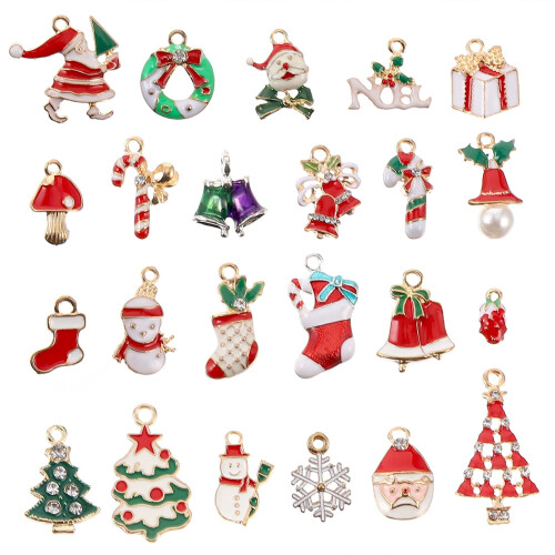 Mini Pendant Charms for Jewelry Making 23 Pieces Assorted 1