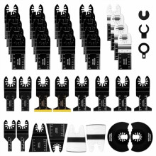 Oscillating Saw Blades Kit Wood Metal Plastic 43-Piece