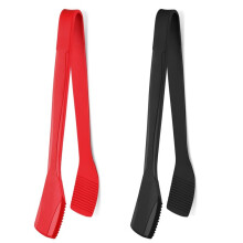 2Pcs Silicone Kitchen Tongs 11 Inch Kitchen Tongs for Cooking Serving Tongs with Silicone Tips Toast Tongs Salad Tongs A