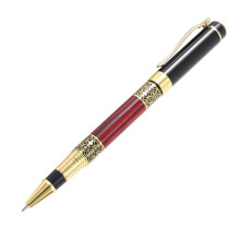 Chinese Classical Roller Pen Elegant Golden Metal Ballpoint Pen for Office Business Signature School Student Gift
