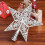 Silver Christmas Tree Star Topper Plastic 1 Piece 6