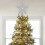 Silver Christmas Tree Star Topper Plastic 1 Piece 7