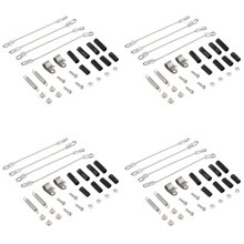 4X RC Car Modified Part Steel Rope for 1/10 RC Crawler -4 TRX4 Axial SCX10 90046 D90 D110 Mst
