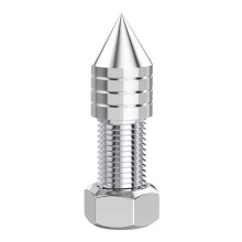 1 Pcs Stainless Steel Speaker Spikes Hifi Audio AMP Subwoofer Isolation Stand Foot Cone Adjustable Height M10