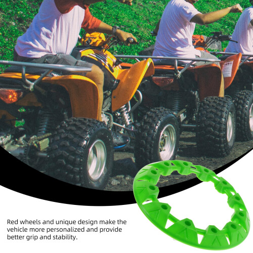 ATV Wheel Hub Cap and Rim Protector 8 Inch 1 Set 2