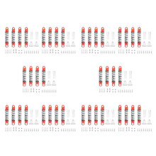 10X Metal Front and Rear Damper with Mount Fixed for WPL D12 1/10 RC Car Upgrades Parts,4