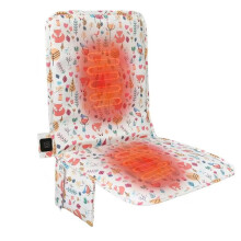 Heating Stadium Mat Outdoor Camping Cushion with Backrest 3 Speed Temperature Chair Mat for Sports Fishing