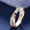 Love Friendship Ring Gold Silver Women's Ring 7