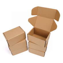 Medium Brown Corrugated Mailing Box 15x10x6 cm Snap Fit 1 PC