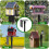 Heavy Duty Adjustable Bird Feeder Pole Black 78.7In 7