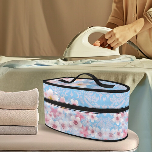 Floral Steamer Organizer Polyester Lightweight Case 1