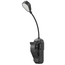 Clip  Light Rechargeable Reading Light with Motion Sensor Lamp with Power Indicator for Reading Camping Fishing