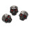 3pcs Electric Guitar Skull  Volume Control Knobs---Black 1